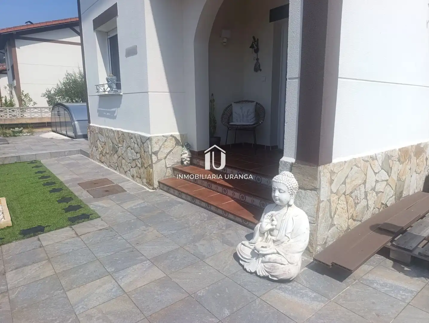 Terraza de Casa o chalet en venta en Voto con Calefacción, Jardín privado y Piscina