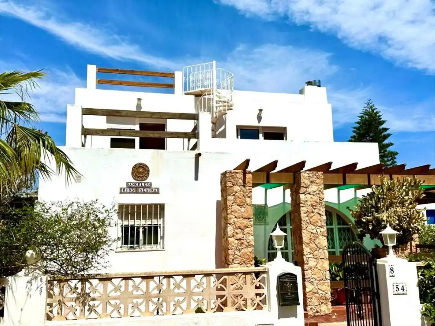Vista exterior de Casa o chalet en venta en Níjar con Aire acondicionado, Piscina y Balcón