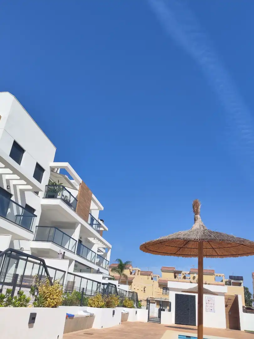 Vista exterior de Planta baixa en venda en Pilar de la Horadada amb Terrassa, Piscina i Moblat
