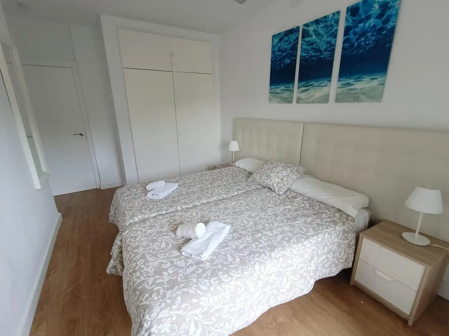 Dormitori de Apartament en venda en Benalmádena amb Aire condicionat, Jardí privat i Terrassa