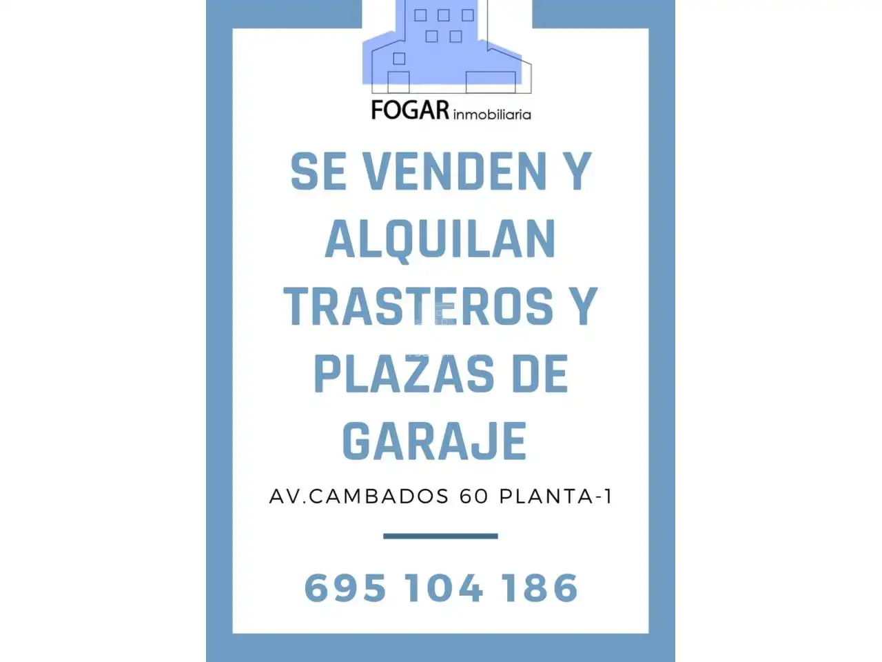 Garatge de lloguer en Vilagarcía de Arousa amb Alarma