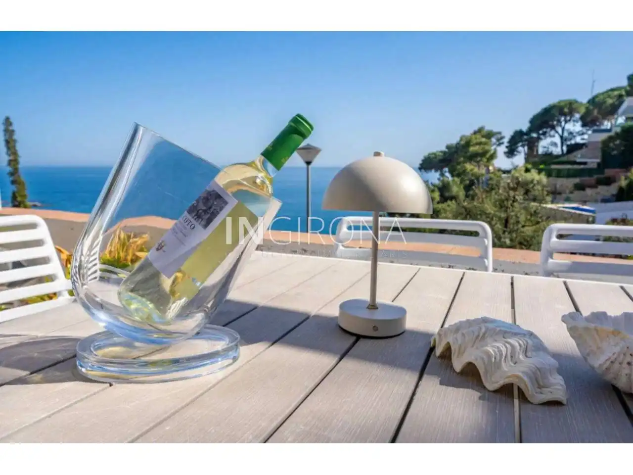 Terrassa de Casa o xalet de lloguer en Lloret de Mar amb Aire condicionat, Jardí privat i Terrassa