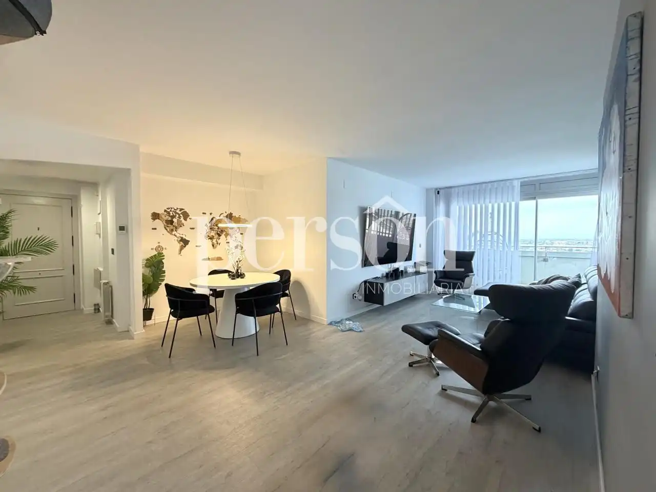 Sala de estar de Piso de alquiler en Valencia con Aire acondicionado, Calefacción y Terraza