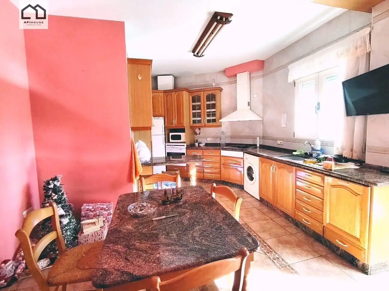 Kitchen of Houses for rent in La Font de la Figuera  with Air Conditioner, Terrace and Furnished