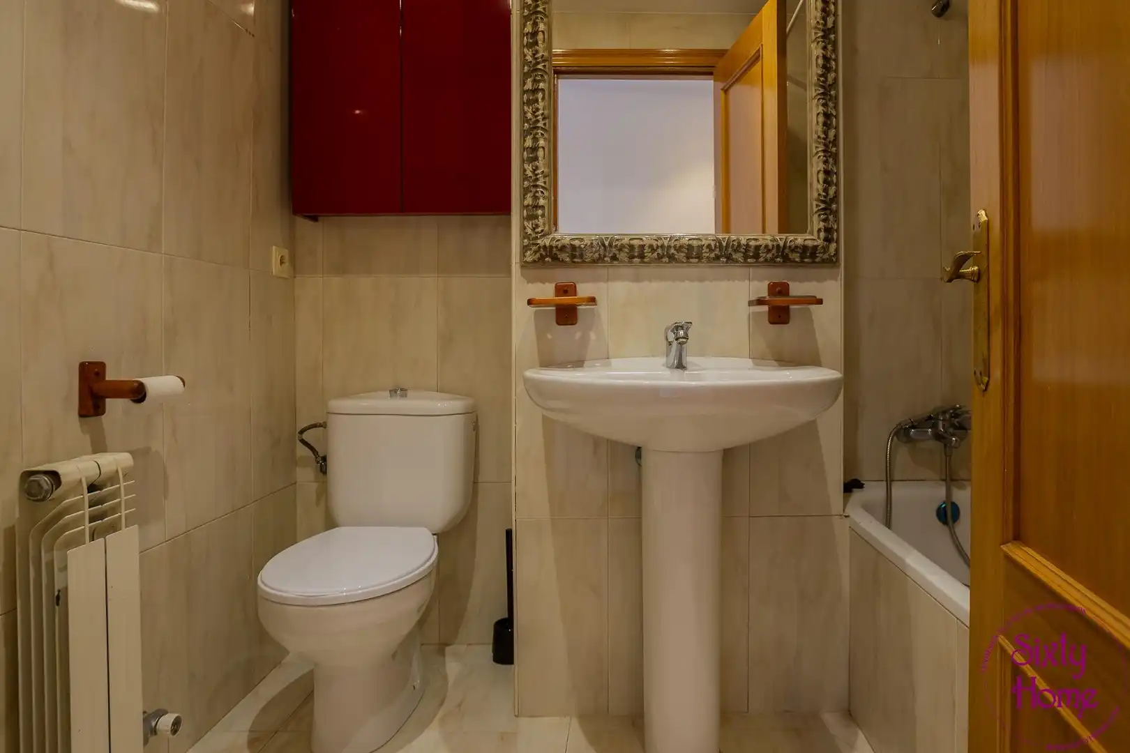 Bathroom of Flat for sale in Zaragoza  with Heating, Parquet flooring and Terrace
