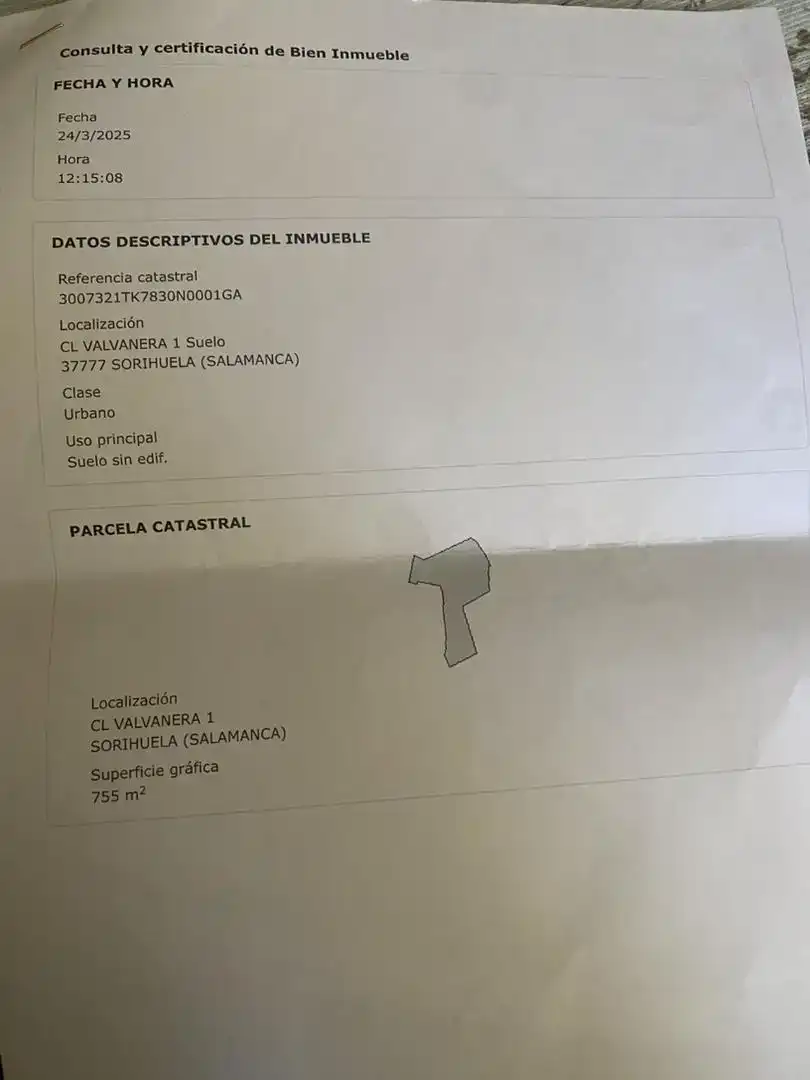 Grundstücke zum Verkauf in SA-102, 8, Sorihuela