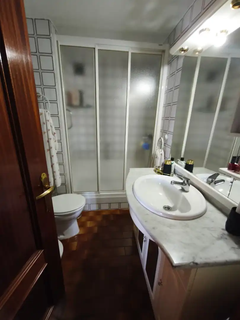 Bathroom of Flat for sale in Móstoles  with Heating, Parquet flooring and Terrace