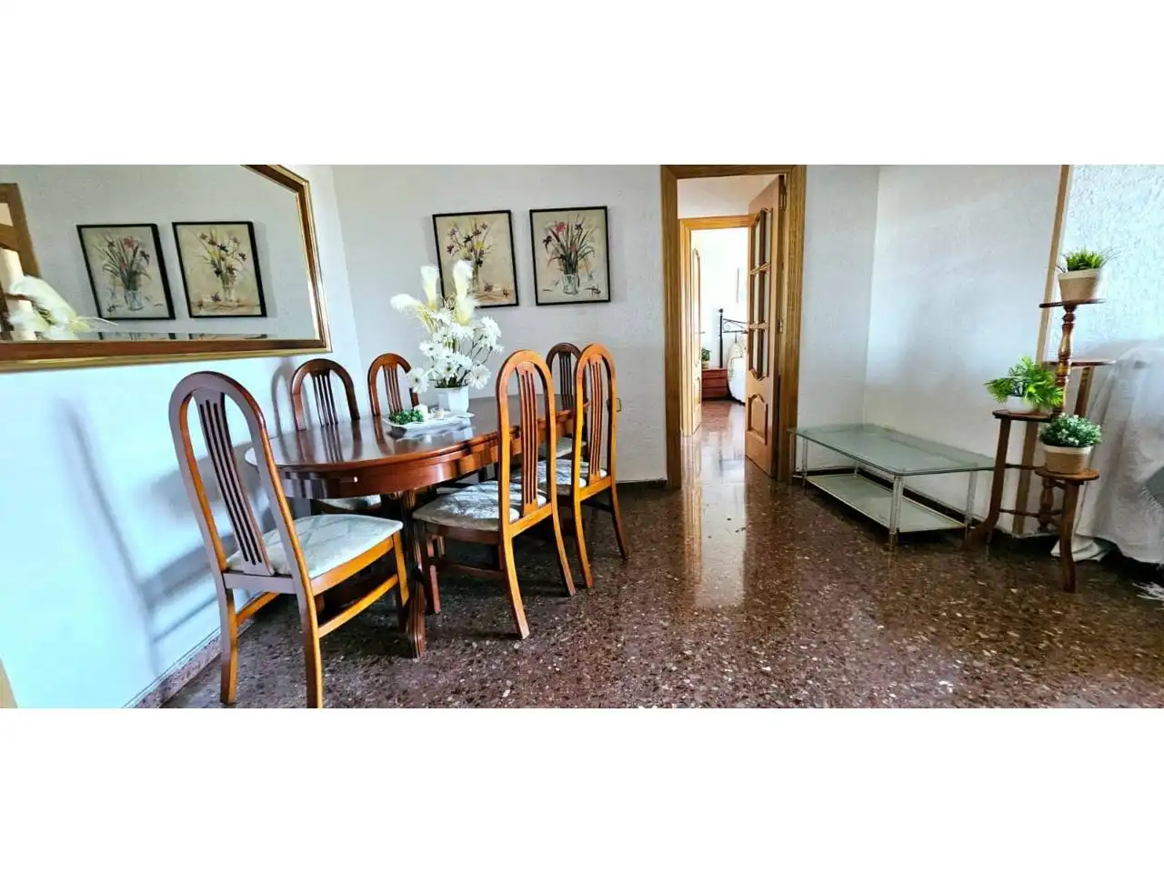 Dining room of Flat for sale in Casco Urbano