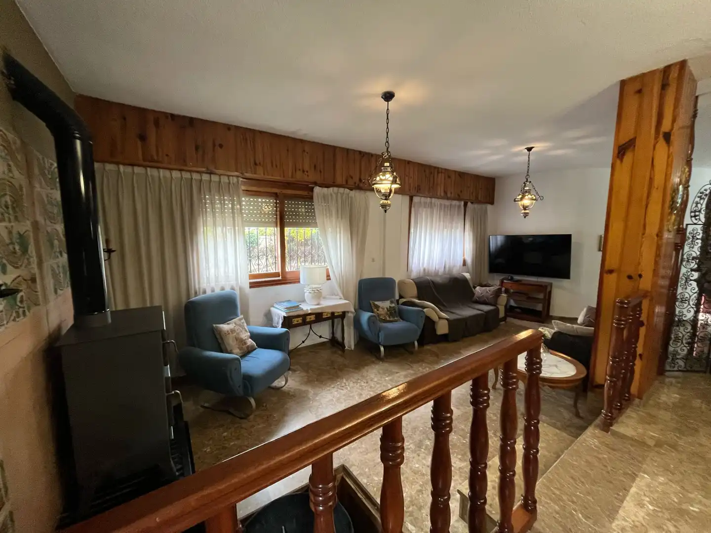 Sala de estar de Casa o chalet en venta en Macastre con Aire acondicionado, Jardín privado y Terraza