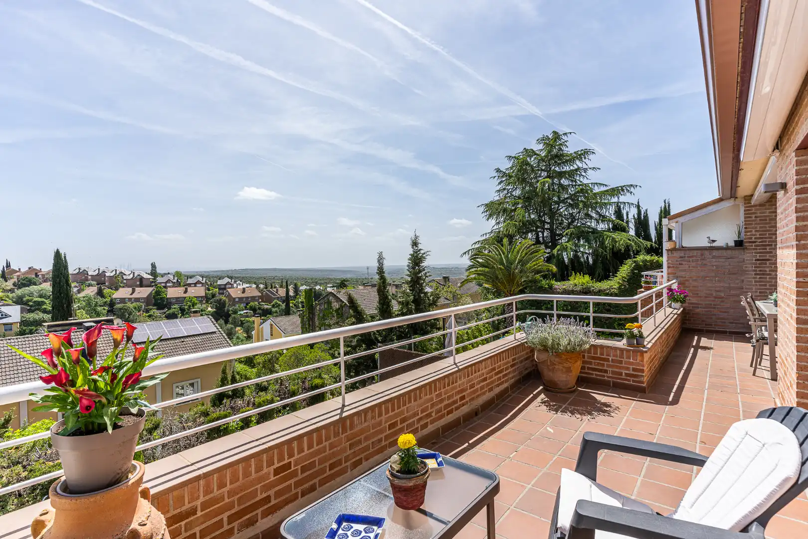 Terraza de Casa adosada en venta en Torrelodones con Calefacción, Jardín privado y Piscina