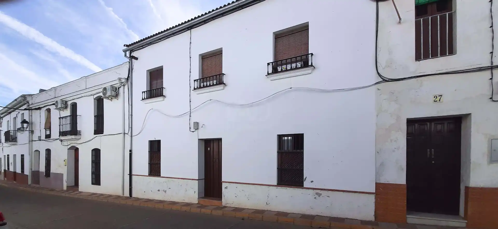 Vista exterior de Casa o chalet en venta en Las Navas de la Concepción con Aire acondicionado y Terraza