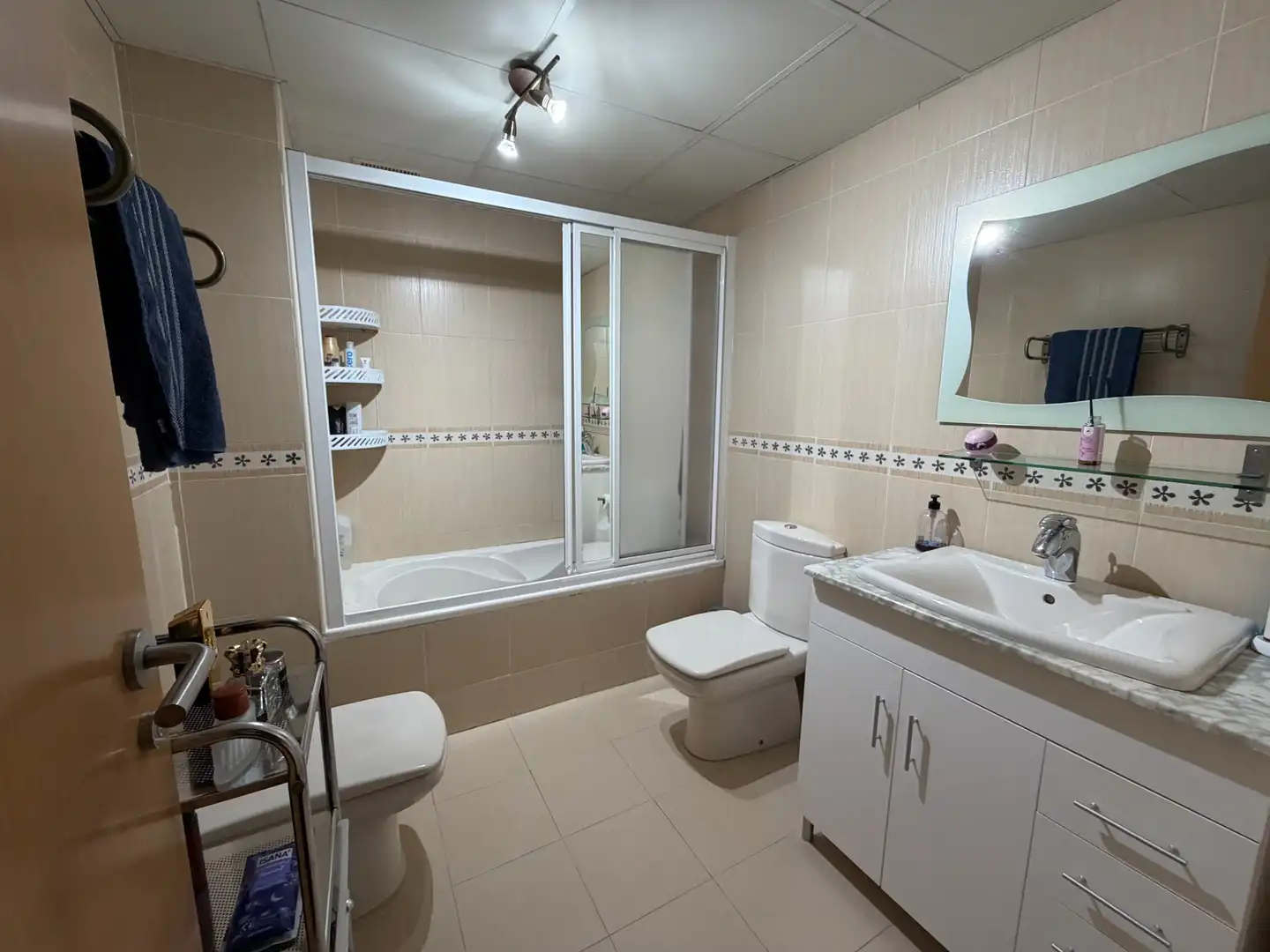 Bathroom of Flat for sale in Sagunto / Sagunt  with Heating, Parquet flooring and Terrace