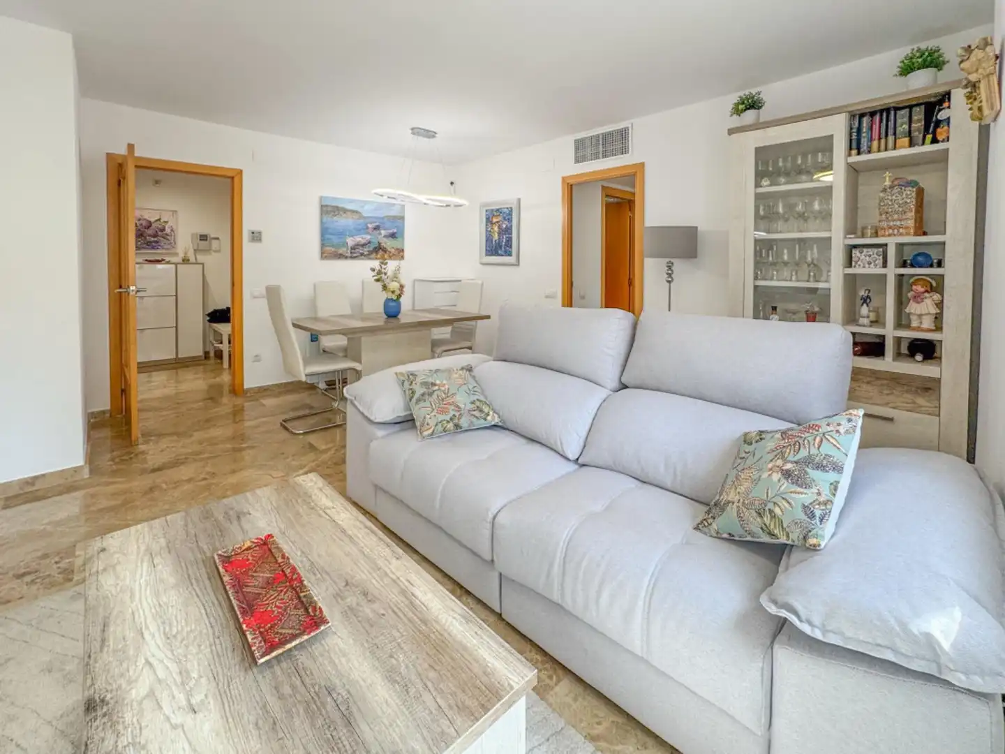 Living room of Flat for sale in Torredembarra  with Air Conditioner, Heating and Terrace
