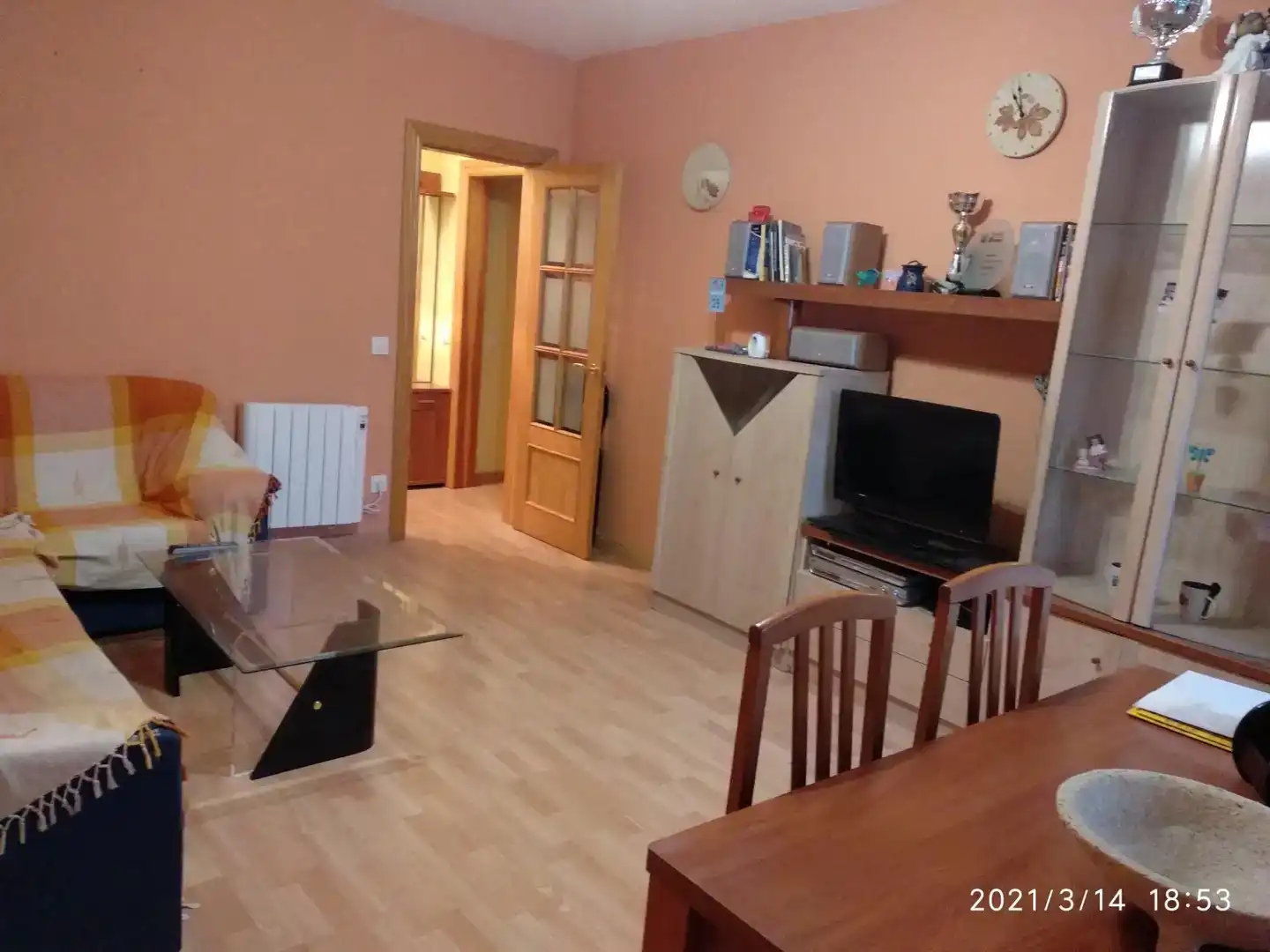 Sala d'estar de Pis en venda en Andorra (Teruel) amb Balcó