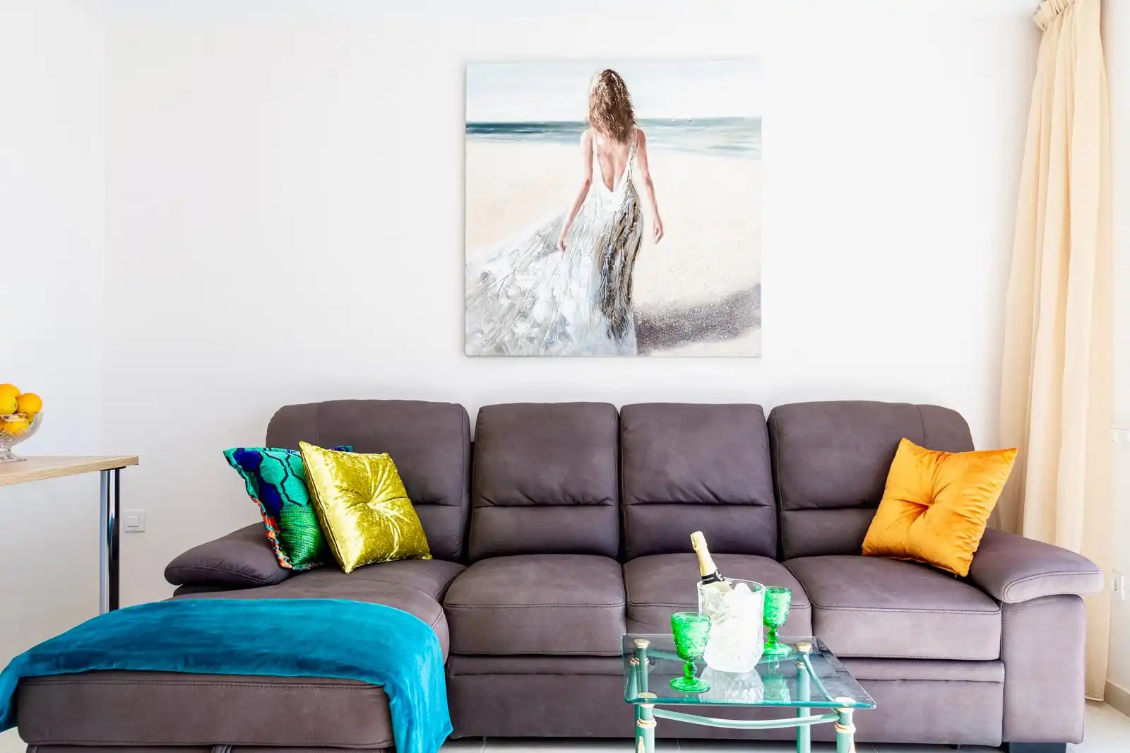 Sala de estar de Piso en venta en Adeje con Aire acondicionado, Terraza y Amueblado