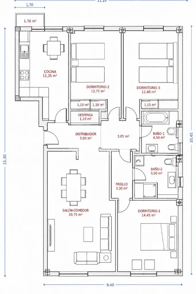 Piso con ascensor en venta en Av. de los Reyes Leoneses, imagen 29