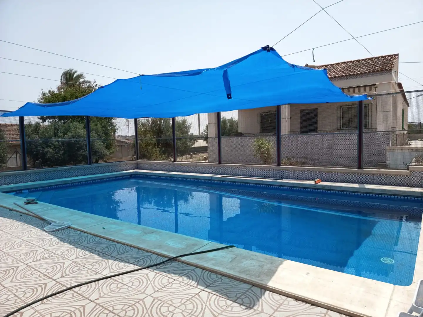 Piscina de Casa o xalet en venda en Alicante / Alacant amb Jardí privat, Terrassa i Piscina