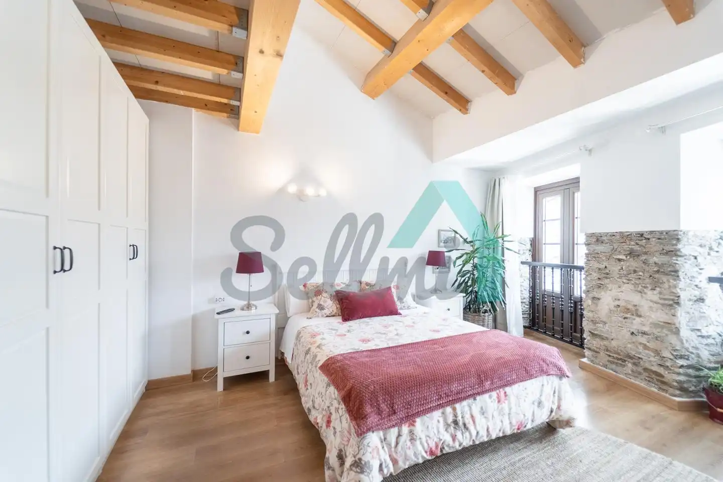 Habitación de Casa adosada en venta en Ribadeo con Calefacción, Jardín privado y Terraza
