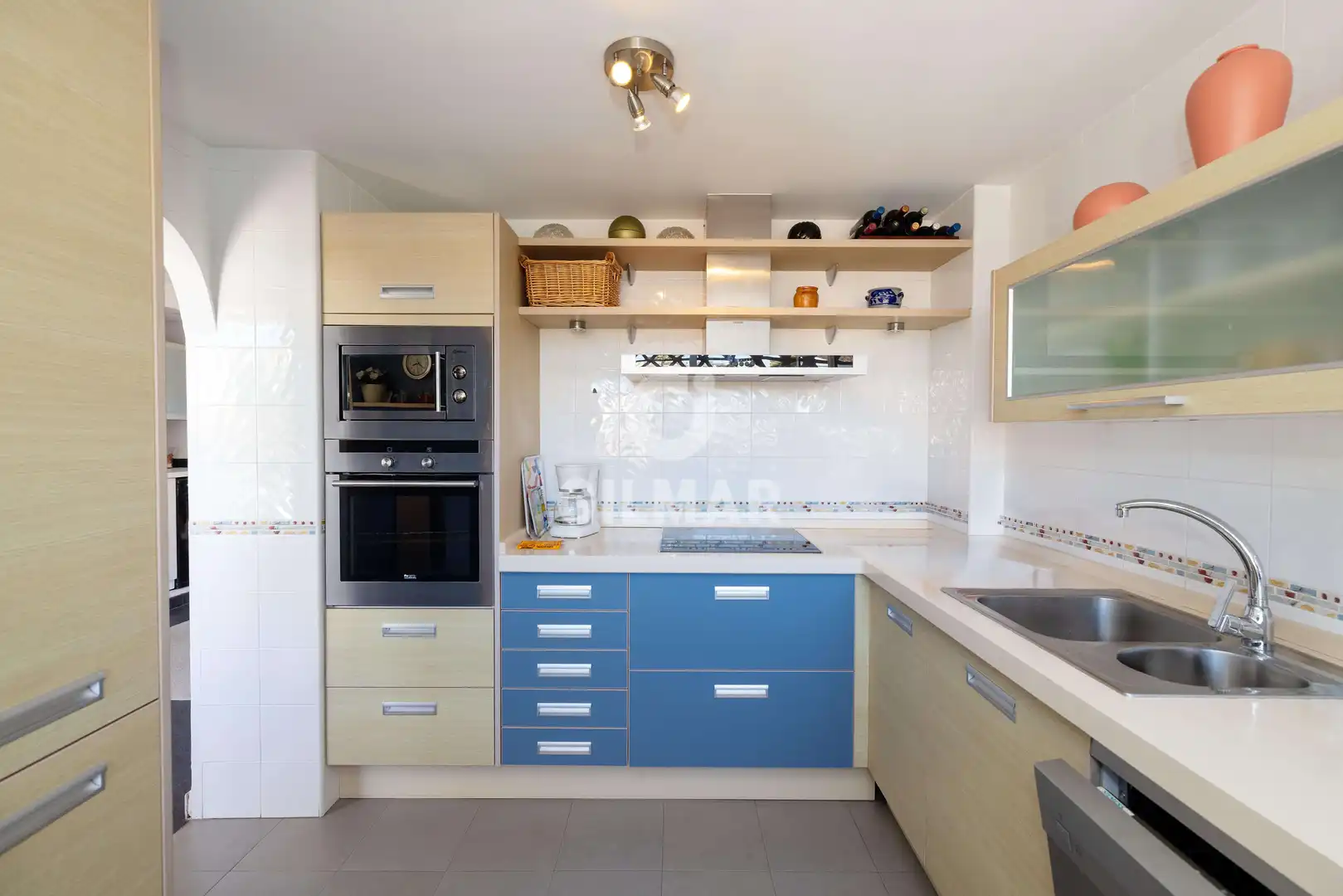 Kitchen of Flat for sale in Fuengirola  with Heating, Private garden and Swimming Pool