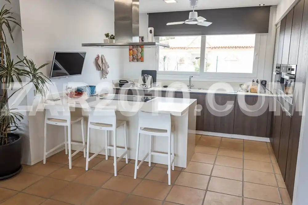 Küche von Haus oder Chalet zum Verkauf in Cuevas del Almanzora mit Klimaanlage, Privatgarten und Terrasse