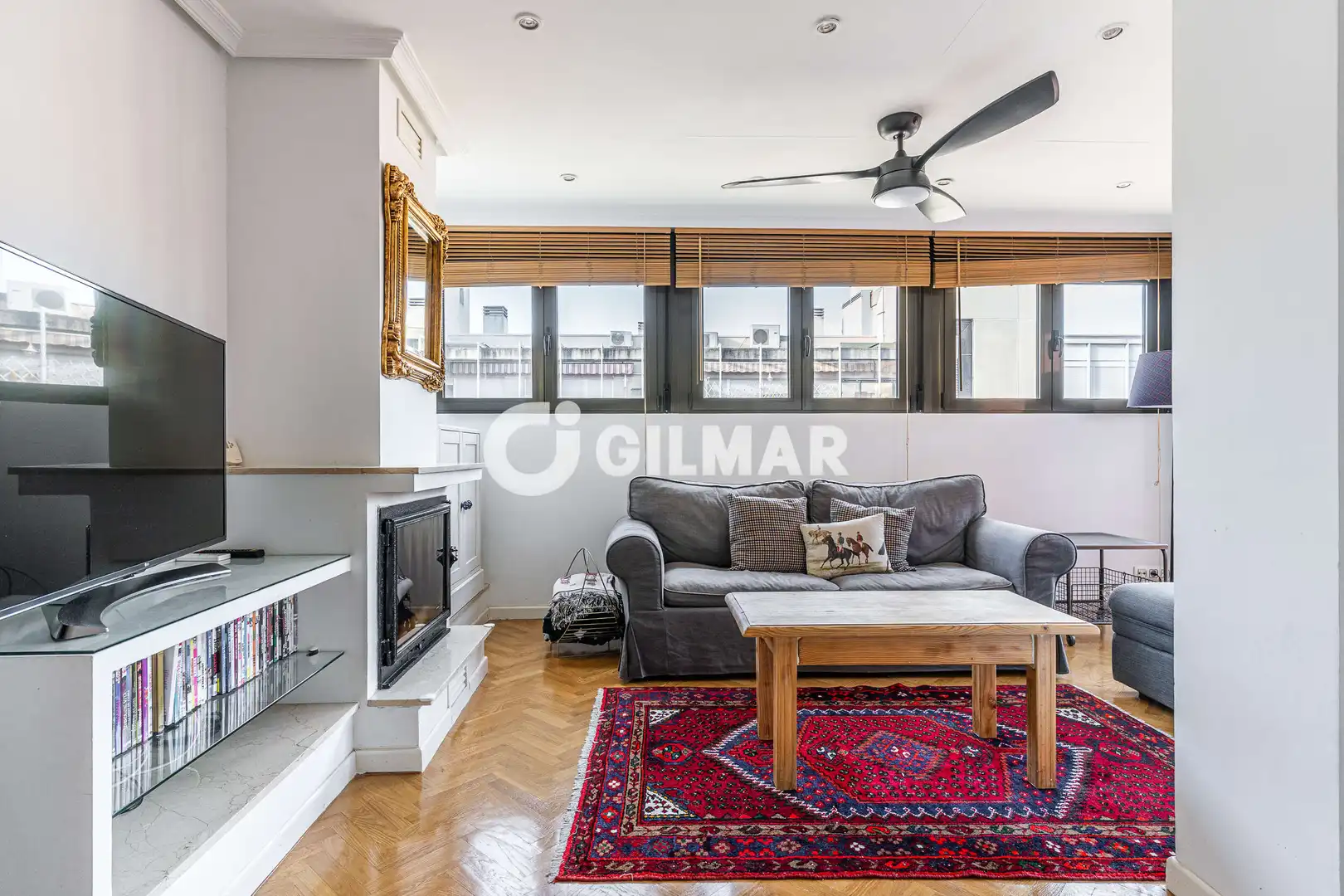 Sala de estar de Ático en venta en Villaverde