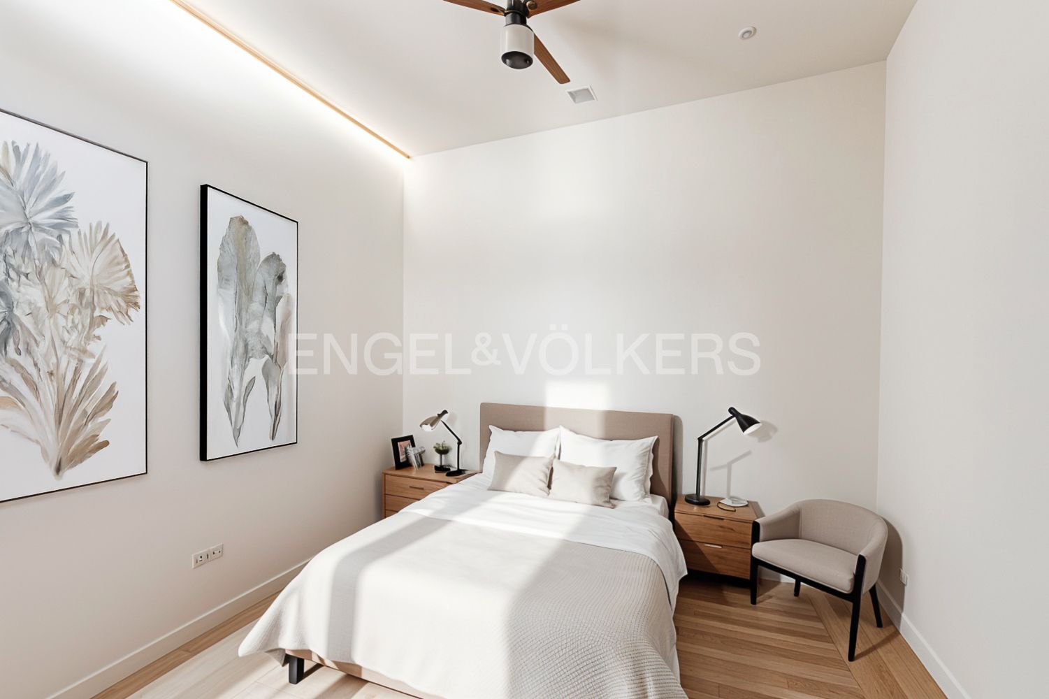 Dormitori de Apartament en venda en  Madrid Capital amb Aire condicionat, Calefacció i Jardí privat