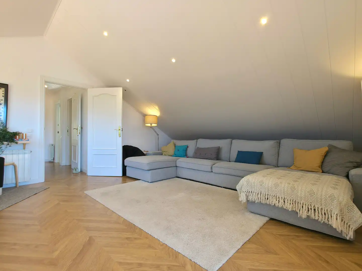 Sala de estar de Casa o chalet en venta en Corbera de Llobregat con Aire acondicionado, Calefacción y Jardín privado
