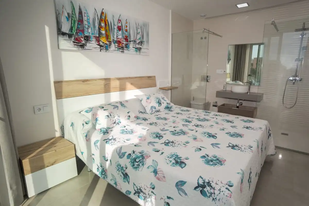Dormitori de Apartament en venda en Finestrat amb Aire condicionat, Calefacció i Jardí privat