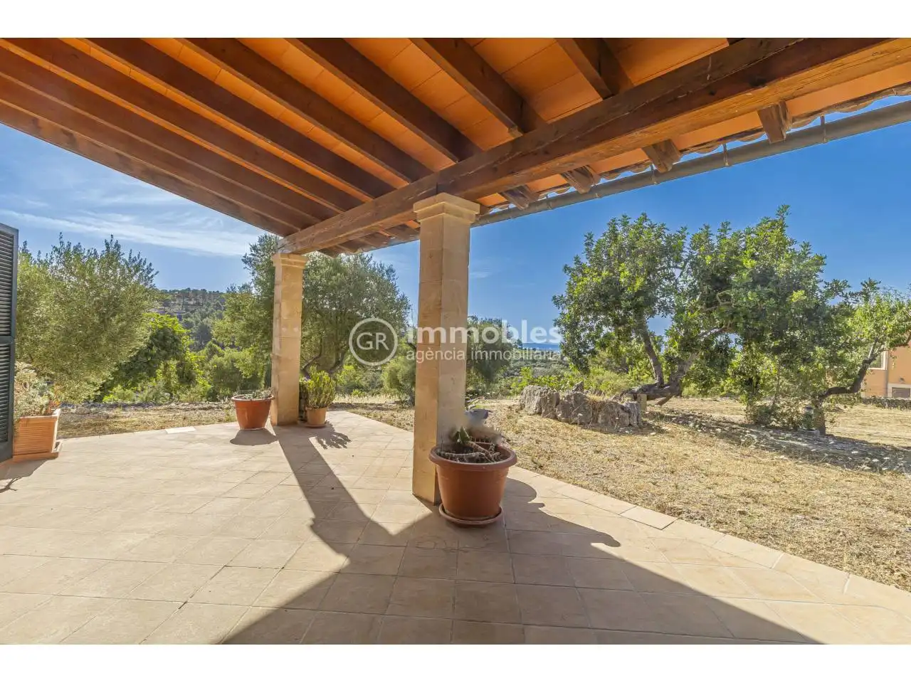 Terraza de Casa o chalet de alquiler en Alaró con Aire acondicionado, Calefacción y Jardín privado