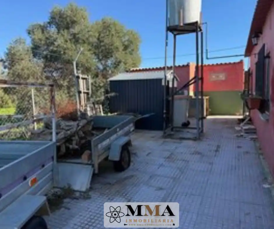 Vista exterior de Finca rústica en venta en Gibraleón con Aire acondicionado, Terraza y Piscina