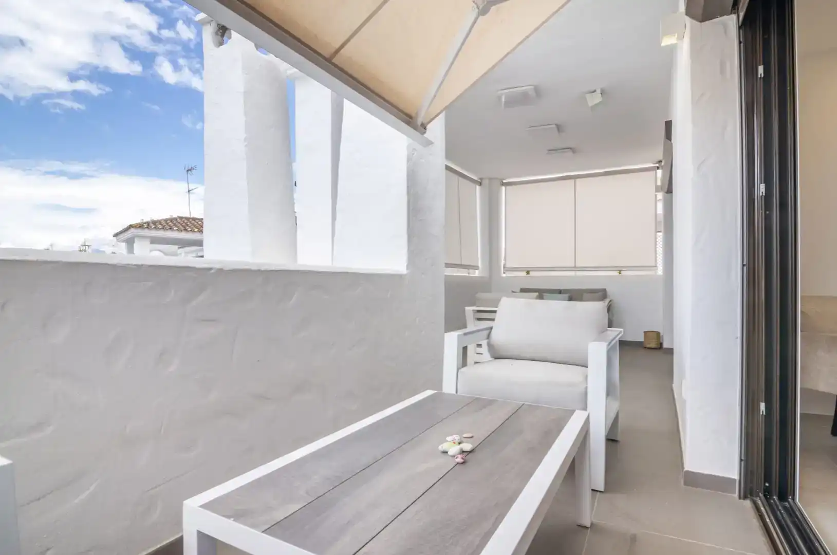 Terrassa de Dúplex en venda en Marbella amb Aire condicionat, Piscina i Balcó