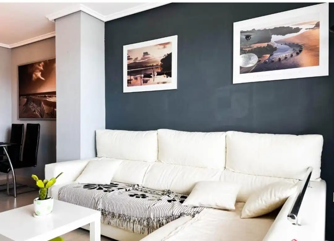 Sala d'estar de Apartament en venda en Oropesa del Mar / Orpesa amb Aire condicionat, Calefacció i Terrassa
