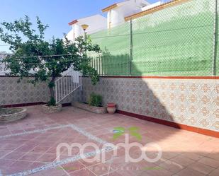 Exterior view of Single-family semi-detached for sale in Vélez-Málaga  with Private garden, Terrace and Storage room