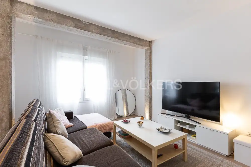 Living room of Flat for rent in Valencia  with Air Conditioner, Heating and Parquet flooring