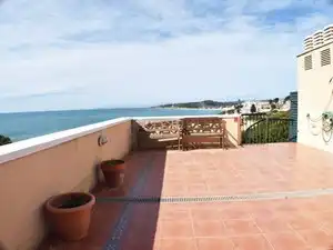 Terrasse von Maisonette zur Miete in Torredembarra mit Klimaanlage, Heizung und Terrasse