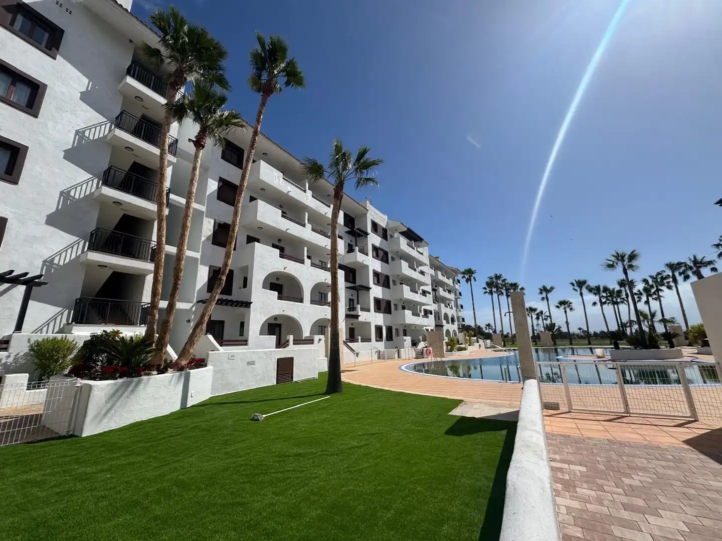 Exterior view of Flat for sale in Los Alcázares  with Air Conditioner, Private garden and Terrace