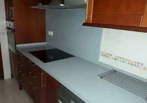 Kitchen of Flat for rent in Algeciras  with Air Conditioner and Furnished
