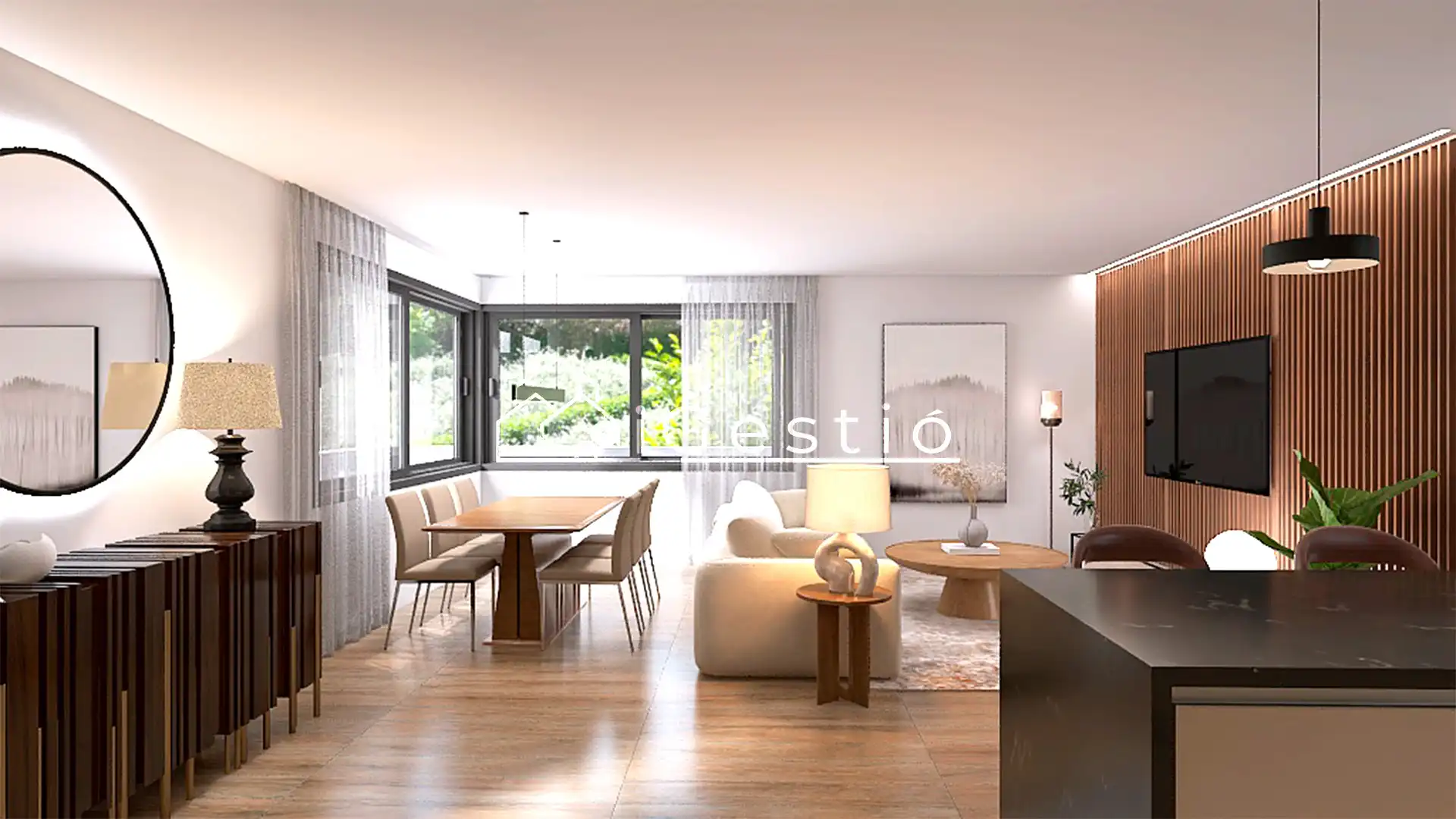 Sala de estar de Casa o chalet en venta en Abrera