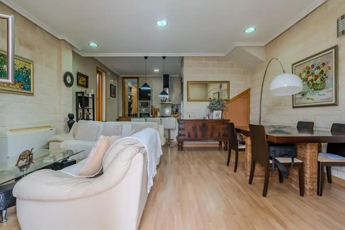 Sala d'estar de Casa o xalet en venda en Las Torres de Cotillas amb Aire condicionat, Calefacció i Terrassa