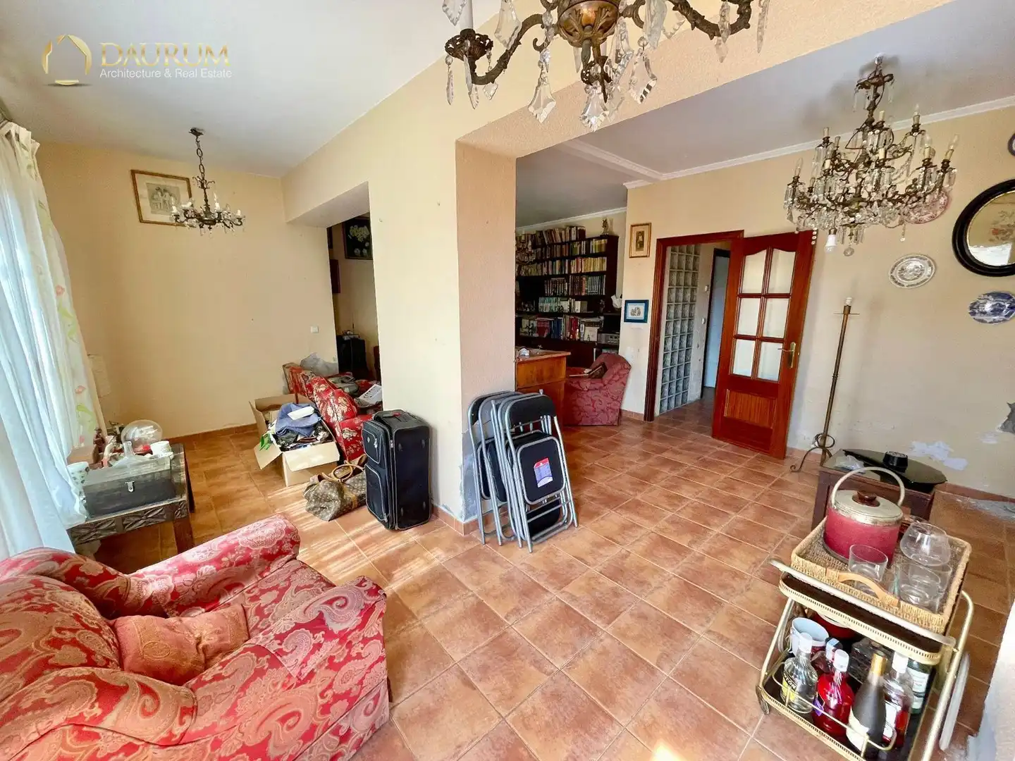 Sala de estar de Casa adosada en venta en Málaga con Jardín privado, Terraza y Trastero