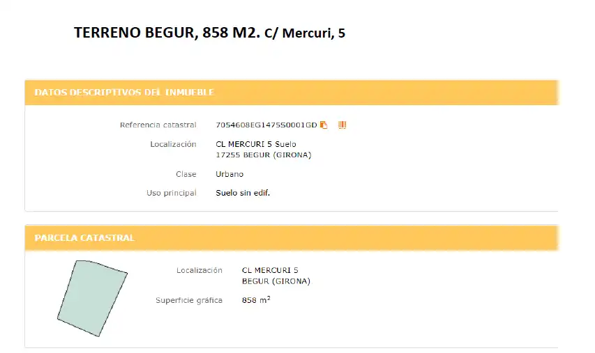 Residential land for sale in Carrer Mercuri, imagen 2