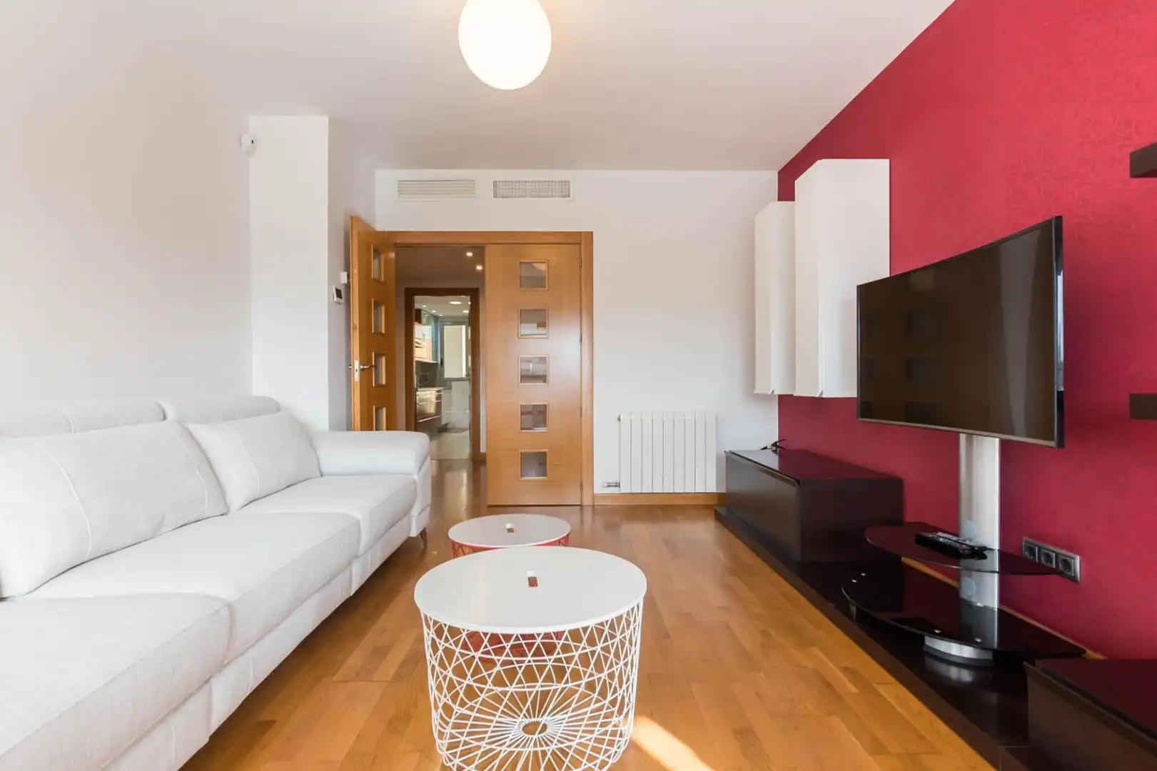 Sala d'estar de Pis de lloguer en Murcia amb Aire condicionat, Calefacció i Parquet