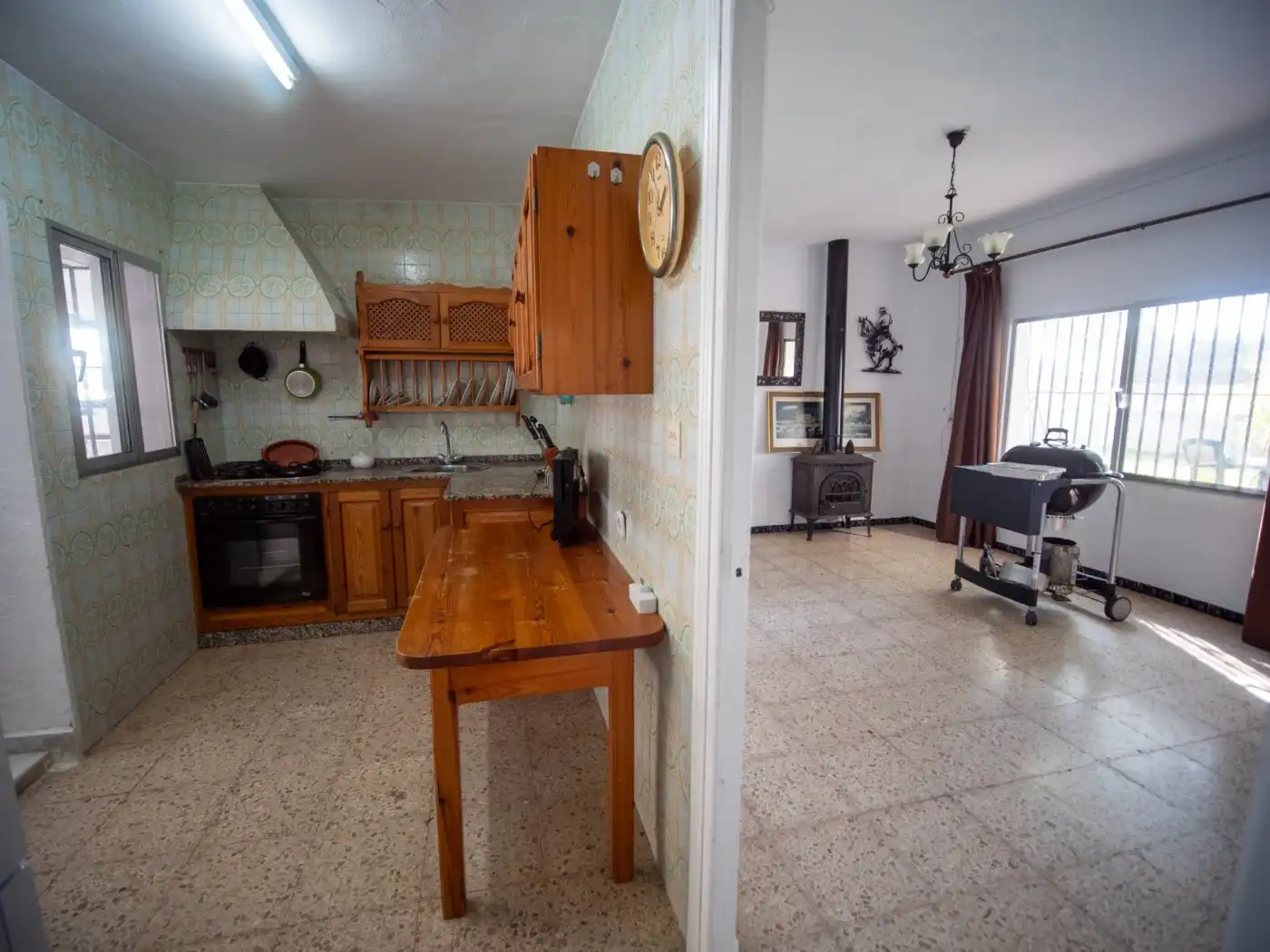 Cocina de Finca rústica en venta en Chipiona con Jardín privado y Terraza