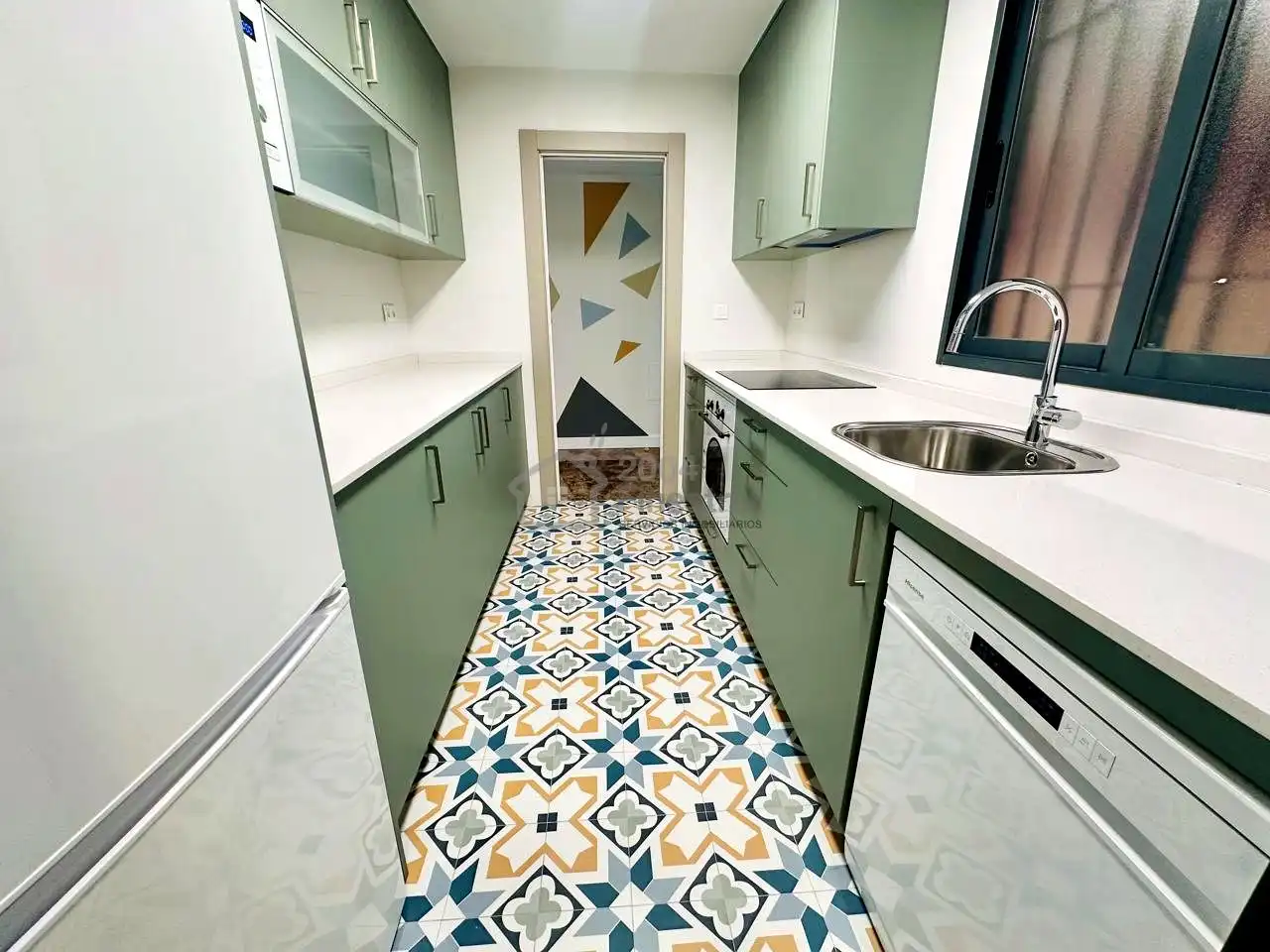 Kitchen of Flat for rent in Benidorm  with Terrace, Furnished and Community pool