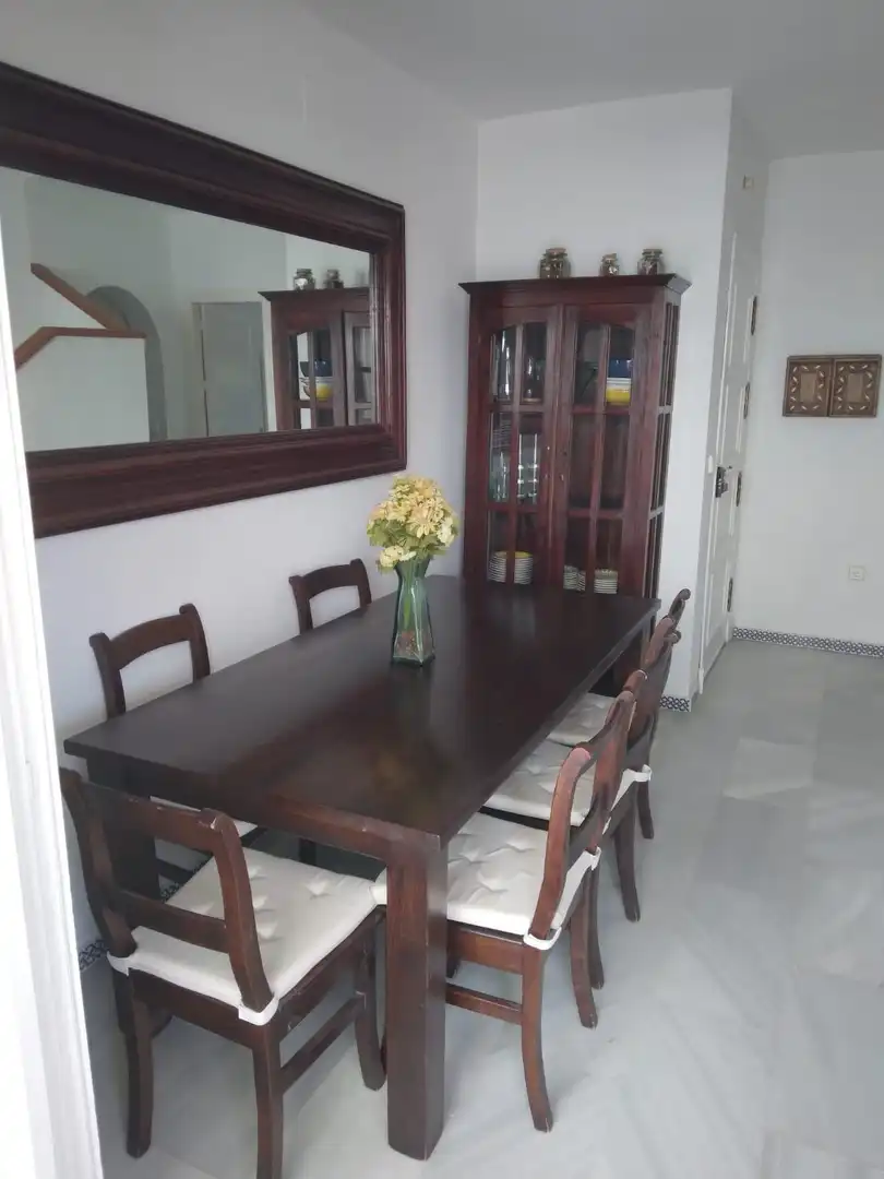Comedor de Casa adosada en venta en Chiclana de la Frontera con Jardín privado y Piscina comunitaria