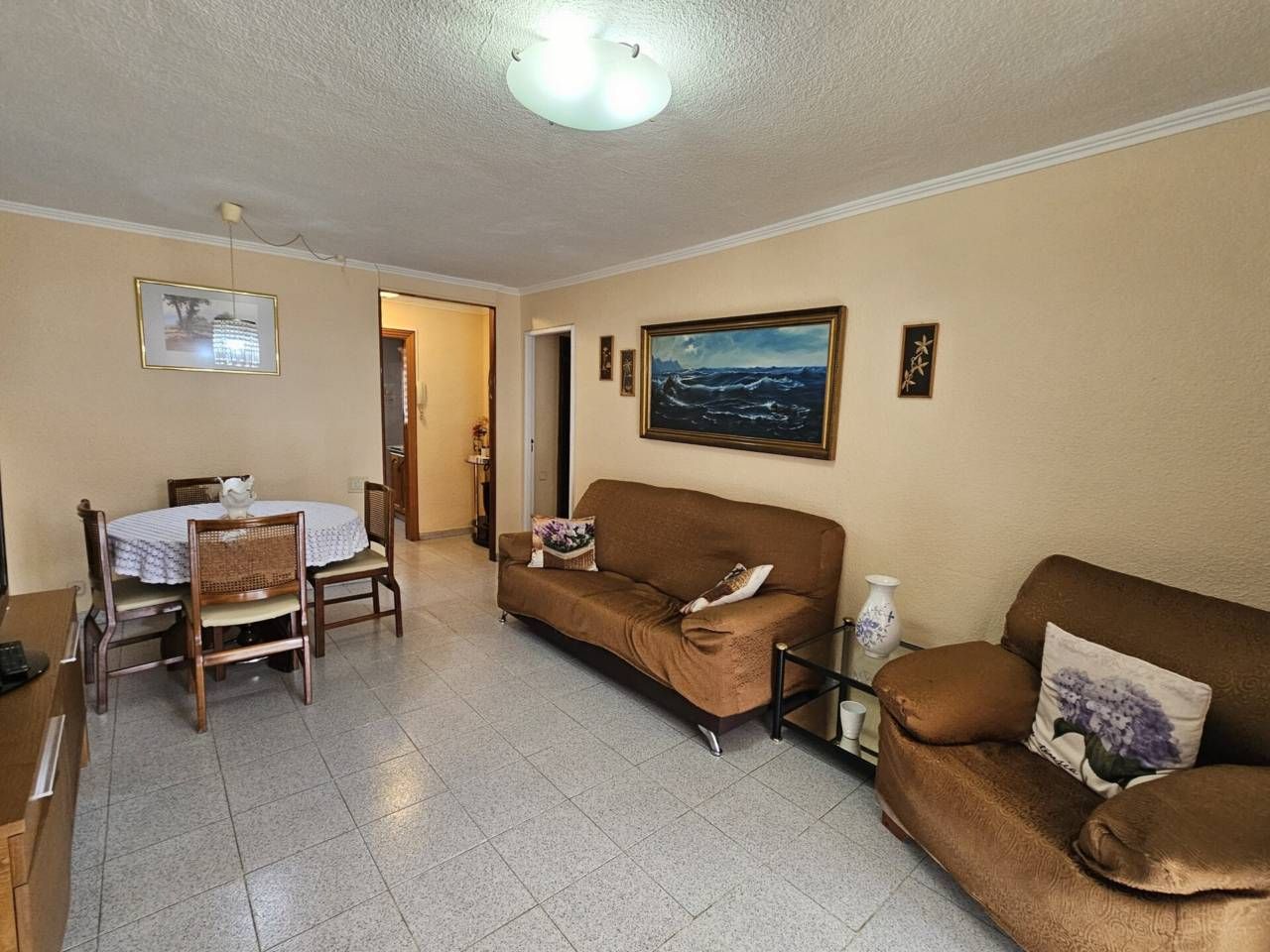 Living room of Flat for sale in  Santa Cruz de Tenerife Capital  with Furnished and Balcony