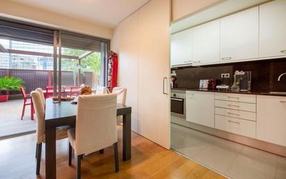 Kitchen of Flat for sale in  Barcelona Capital  with Air Conditioner, Heating and Private garden