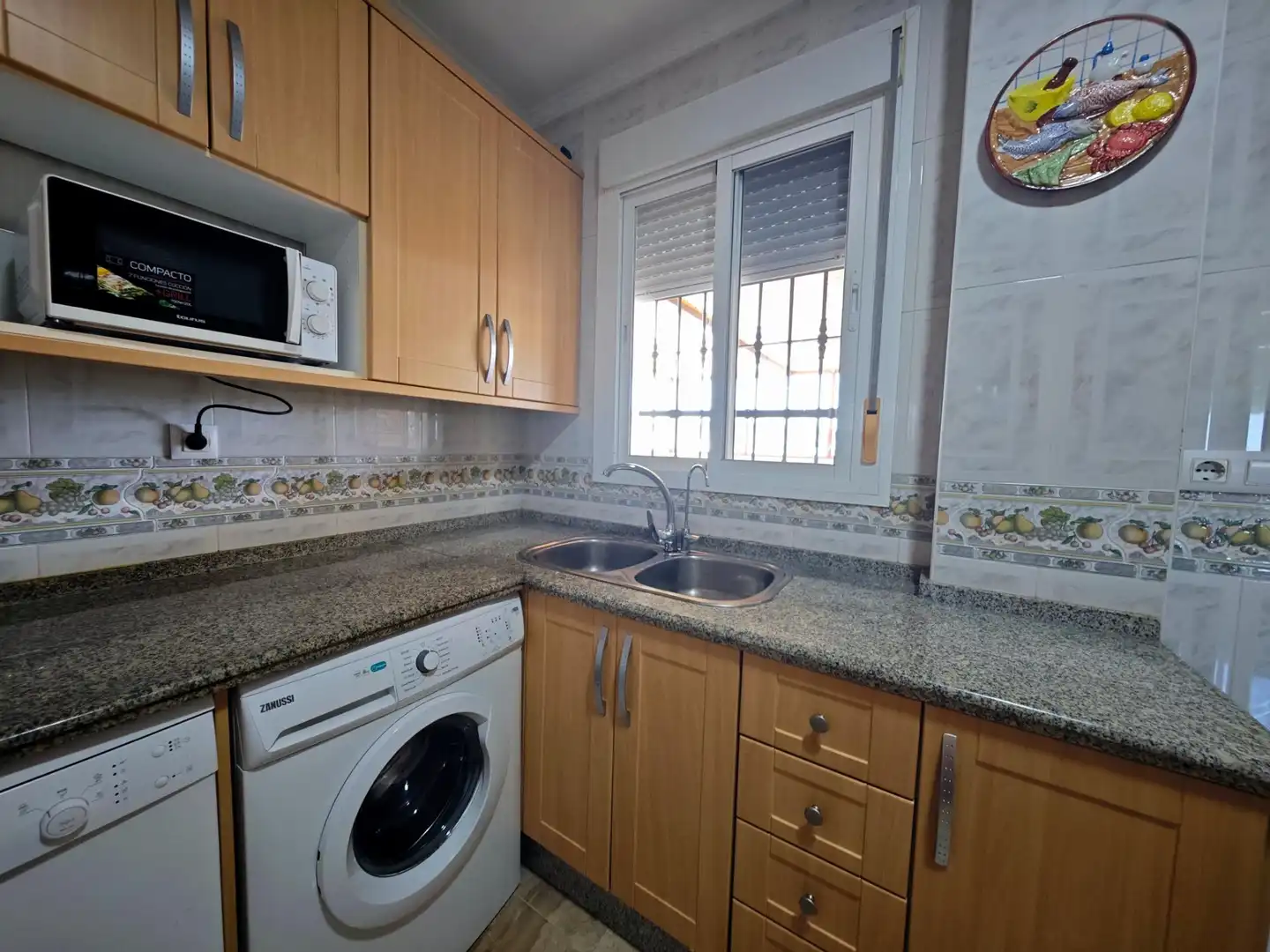 Kitchen of Flat for sale in Chiclana de la Frontera  with Air Conditioner and Terrace