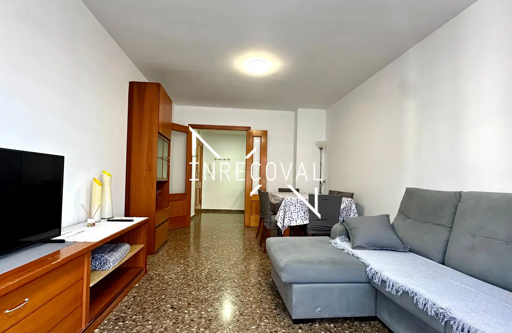 Wohnzimmer von Wohnung zum Verkauf in Sueca mit Klimaanlage und Möbliert