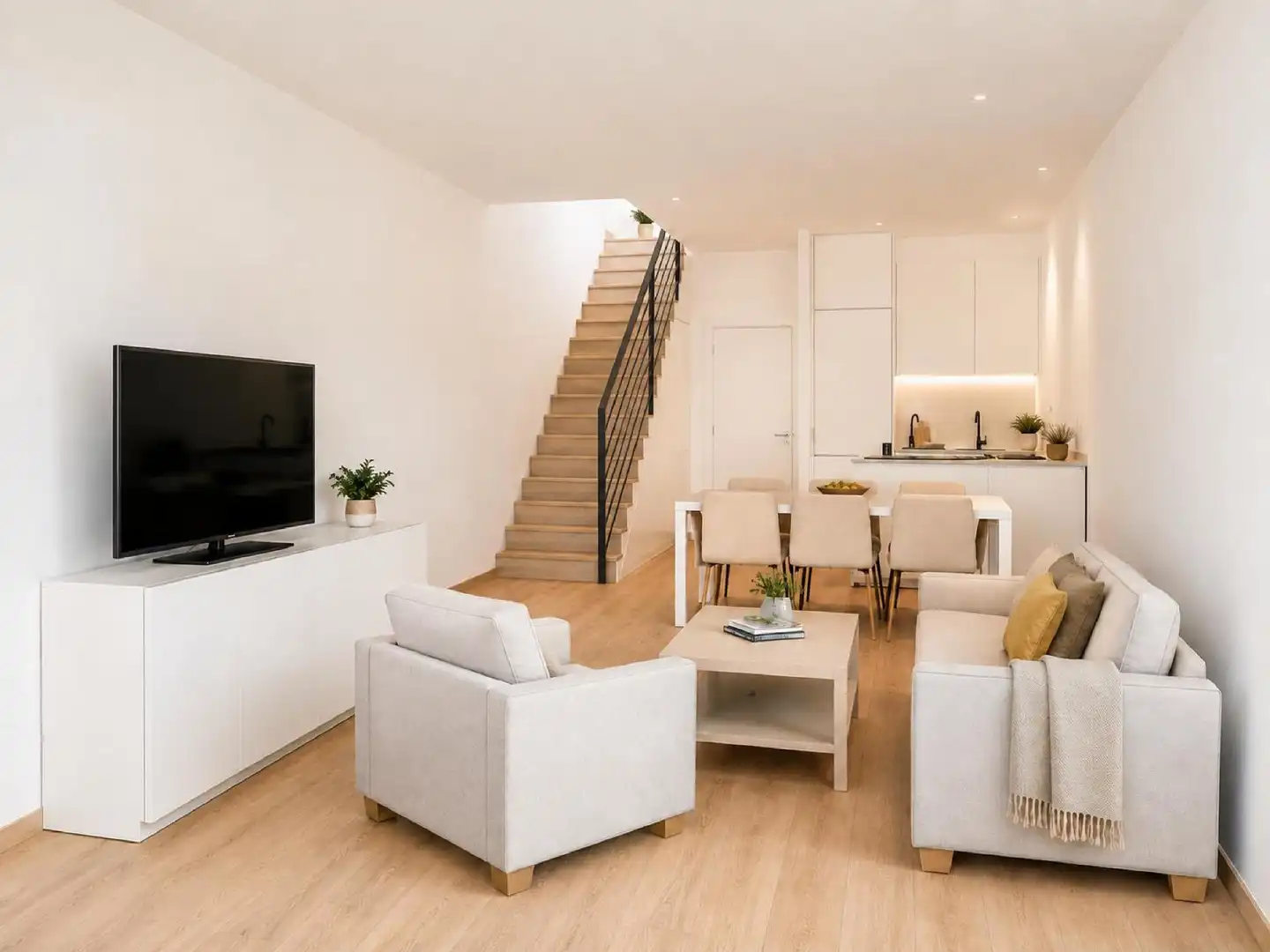 Living room of Detached homes for sale in Terrassa  with Air Conditioner and Heating